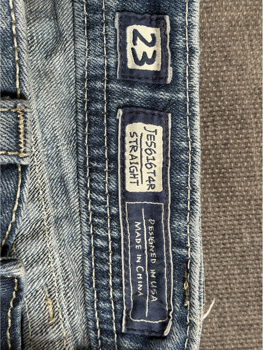 True Religion Women's Skinny Jeans with Distressed Detailing, Size 23 - Picture 8 of 13